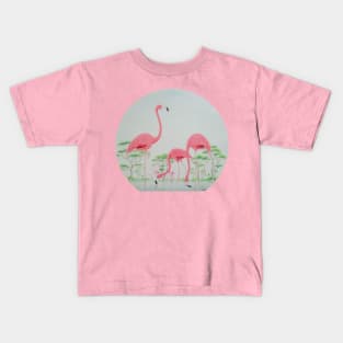 Flamingo Lagoon Kids T-Shirt